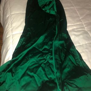 Majestic/Emerald green prom dress